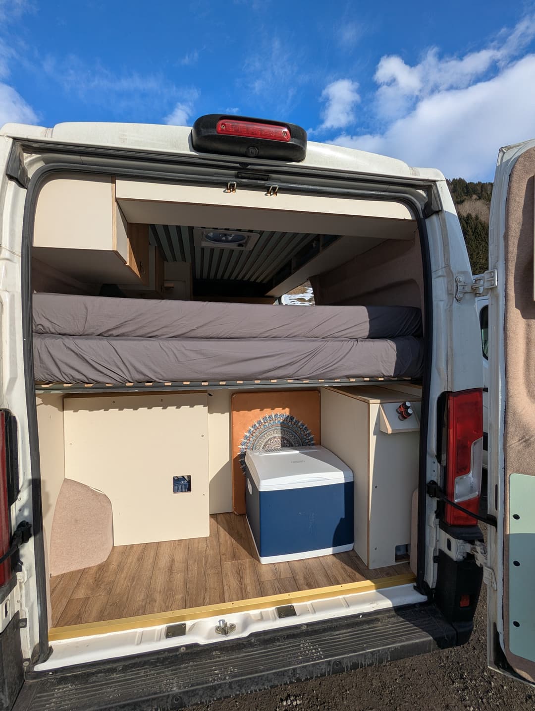 Heckgarage im Camper Van